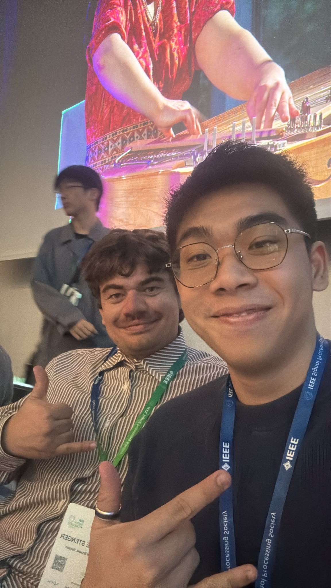 Ngoc Tan Le and Alexandre Stenger at ICIP 2026