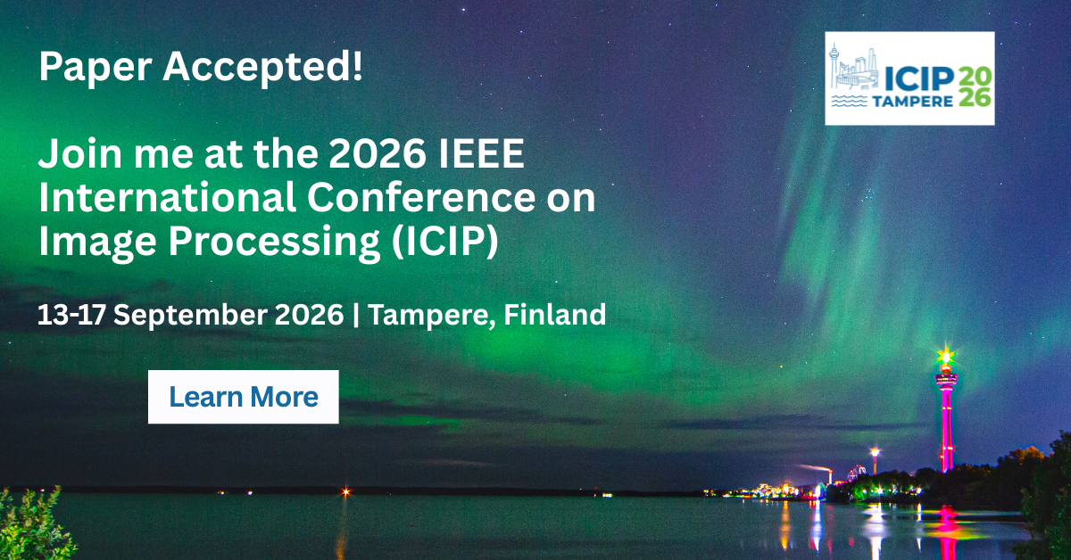ICIP 2026 — Tampere, Finland