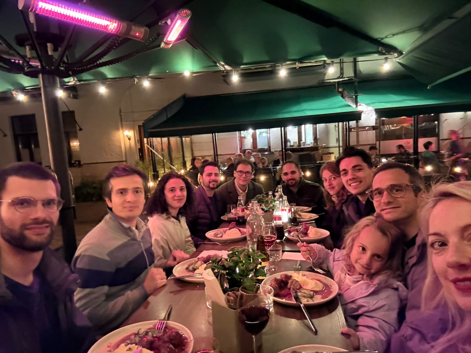 Team dinner at ECCV 2026